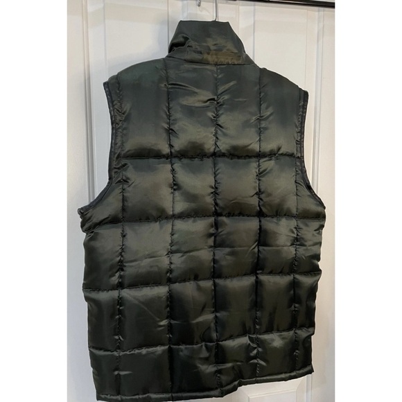 Steve Madden Womens Size Medium Sleeveless Puffer Vest Dark Olive Green - Picture 5 of 6